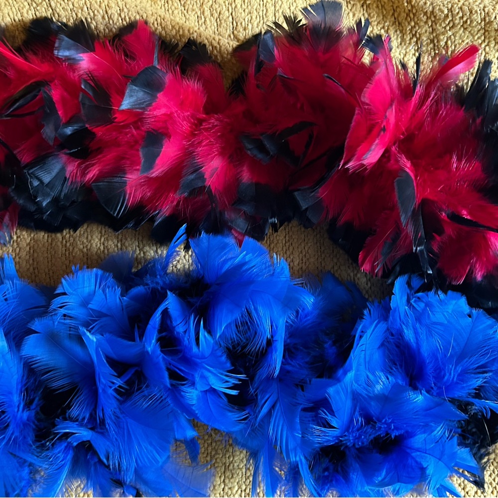 Feather boa lot